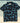 Boys Electric Palm Tree Printed Shirt Midnight Blue