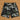 Electric Leaf Printed Black Shorts For Boys