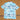 Boys sea Leaf Printed Blue And White Print Shirt