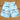 Sea Leaf Printed White Shorts for Boys