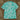 Trendy Sea Green Crocodile Print Shirt
