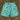 Crocodile Printed Sea Green Shorts For Boys