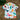 Dinosour Printed Ivory Shirt for Boys