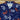Navy Blue Flower Print for Boys