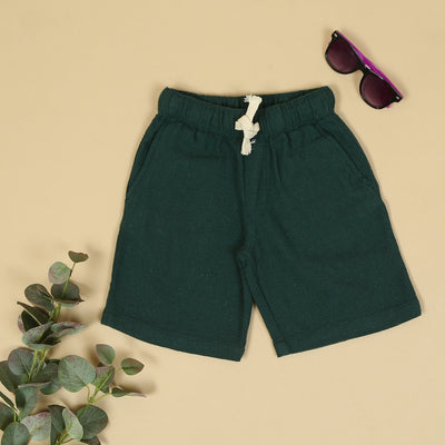 Boys Green Shirt & Shorts