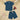Cerulean Blue Shirt & Shorts Co-Ord Set