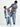 Navy Blue Father and Son Matching Shirts