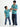 Blue Father and Son Matching Shirts