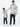 Black Printed Father & Son Shirt