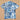 Tree Printed Boys Royal Blue Shirt