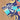 Flower Print Blue Purple Shit for Boys