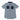 Double Pocket Checkered Boys Navy Blue Shirt
