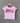 LA Blush Rib Pink T Shirt For Girl