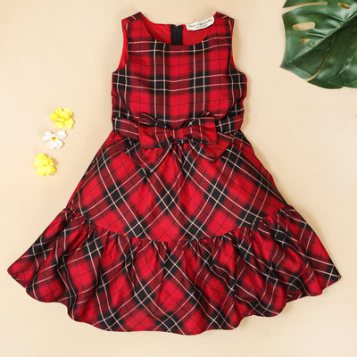 red frock for baby girl