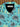 Cadet Blue Flower Print Shirt Boy