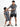 Grey Navy Blue Colored Father and Son Matching Shirts