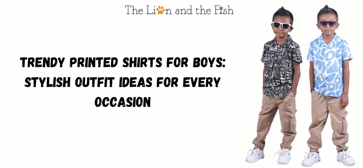 Trendy Printed Shirts for Boys