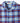 Boys Brushed Cotton Checkered Nightwear Set Cobalt Blue