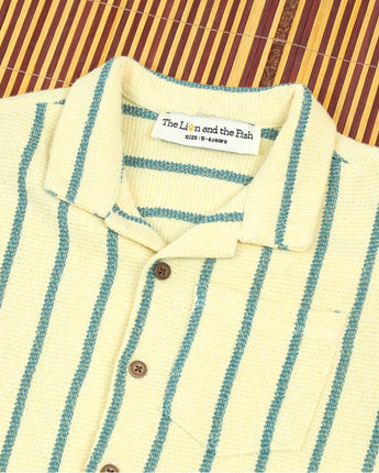 Boys Shirt & Short Co-Ord Set Lemon Yellow