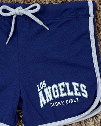 GG Berry Active Wear Girls Blue Shorts