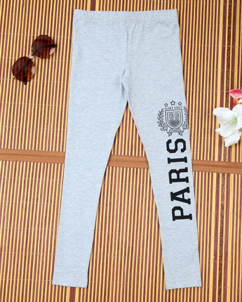 Paris Solid Ebony Grey Track Pant