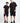 Dad & Son Textured Seersucker Resort Shirts & Shorts Co-Ord Set Midnight Black