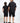 Dad & Son Textured Seersucker Resort Shirts & Shorts Co-Ord Set Midnight Black