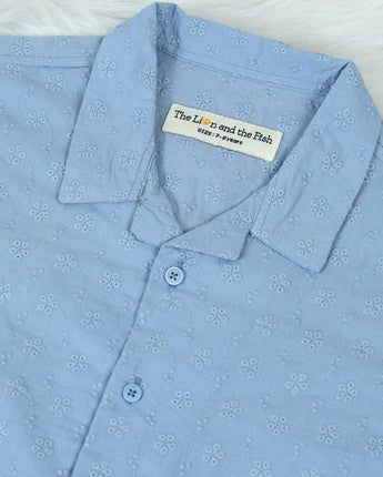 Boys Embroidery Shirt Pearl River