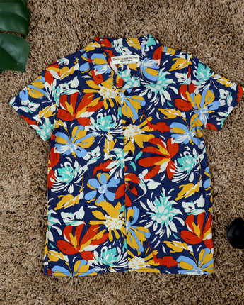 Boys Flower Print Shirt Multi Print