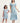 Mom & Daughter Twinning Flower Printed Long Dress Whirlwind