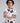 Boys Relaxed Fit Abstract Geometric Printed Resort Shirt Ivory