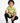 Boys Tropical Flower Printed Shirt Bright Yellow