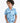Dolphine Print Aurora Blue Shirt
