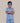 Boys Jaipuri Printed Shirt & Shorts Co-Ord Set Blue White