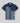 Boys Colorblocked Patch Detail Denim Shirt Indigo Blue