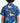 Boy's Dinosaur Print Navy Blue Shirt