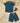 Cerulean Blue Shirt & Shorts Co-Ord Set