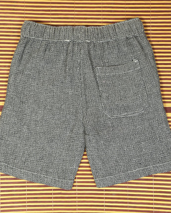 Boys Solid Short Silver Grey