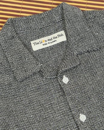 Boys Solid Shirt Silver Grey