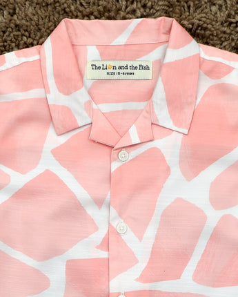 Zaraffah Pastel Pink Shirt
