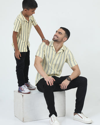  Dad Son Matching Yellow Dress