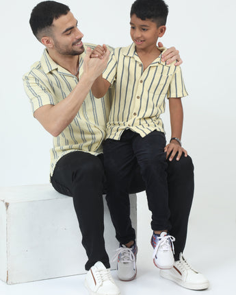  Dad Son Matching Yellow Dress