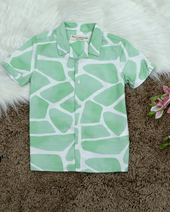 Zaraffah Pastel Green Shirt