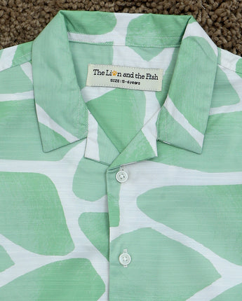 Zaraffah Pastel Green Shirt