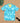 Boys Dinosaur Printed Shirt & Short Co-Ord Set Turquoise Blue