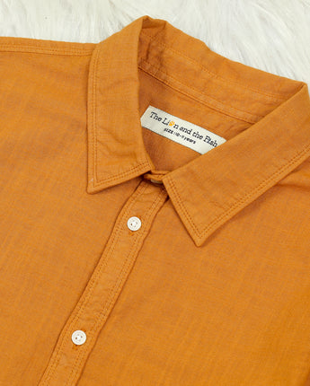 Boys OverDyed Full Sleeve Shirt Copper