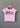 LA Blush Rib Pink T Shirt For Girl