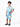 Blue Printed Co Ord Set for Boys